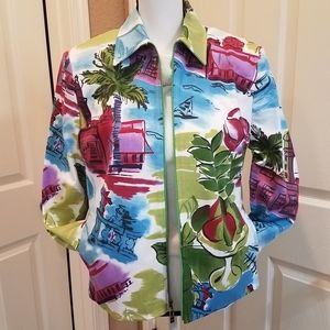 St. John Sport Tropical Denim Jacket